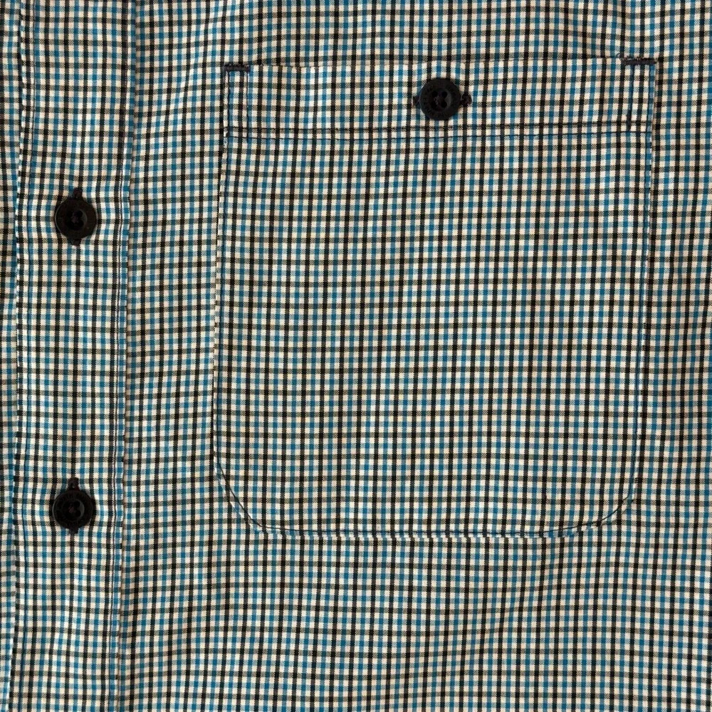 The North Face Men's Checkered Short‎ Sleeve Button Shirt Size M
